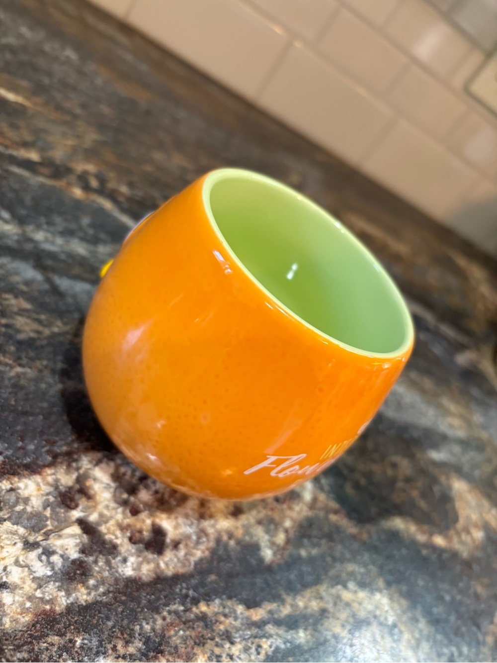Orange bird Disney flower and garden festival mug - Picture 4 of 5